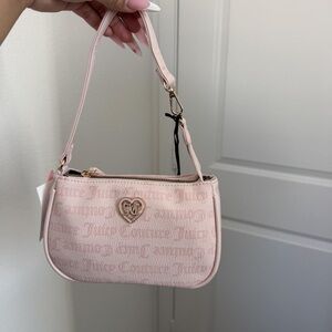 Juicy Couture Pink Mini Bag with Heart Accent